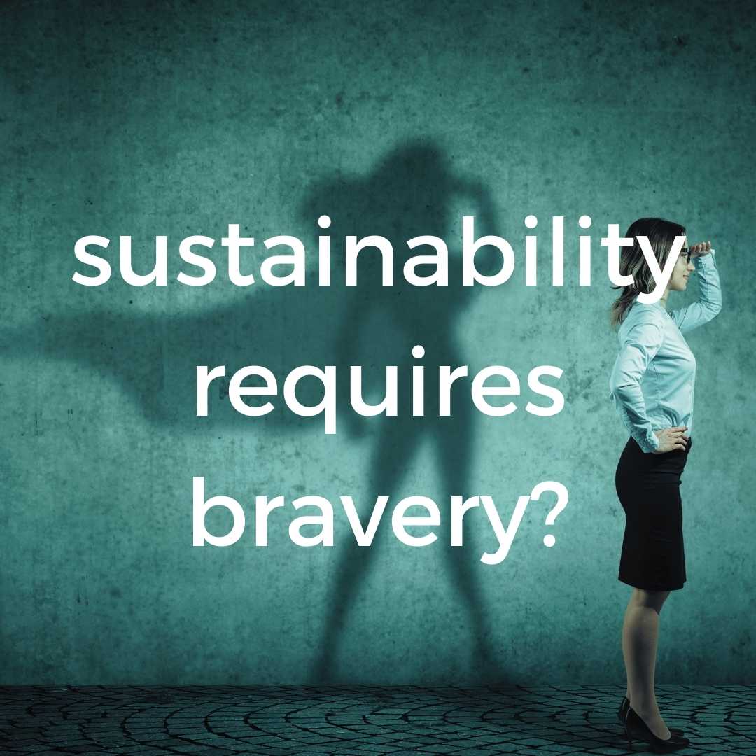 Does moving to a sustainable beauty solution require bravery?