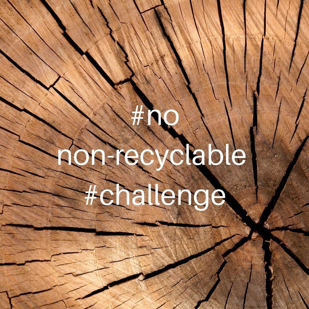 the #no non-recyclable #challenge