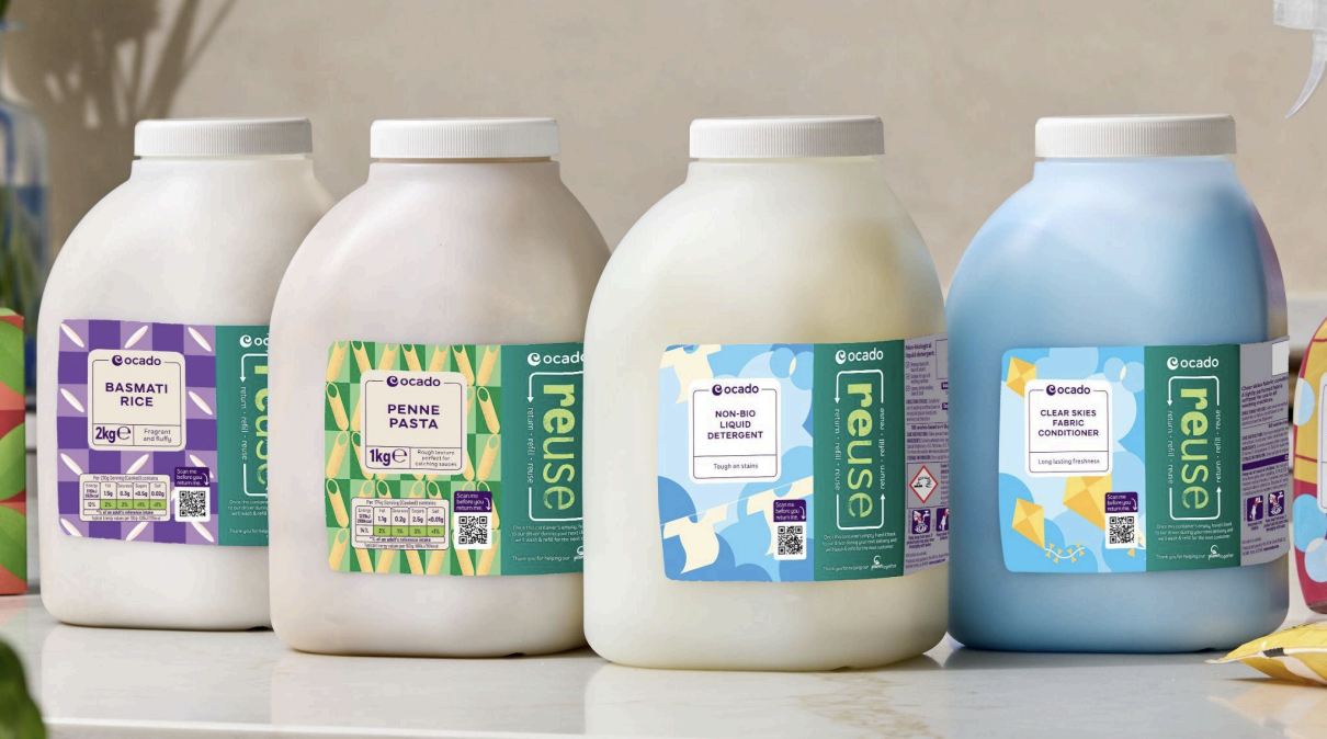 Ocado launches reusable scheme with UK Refill Coalition